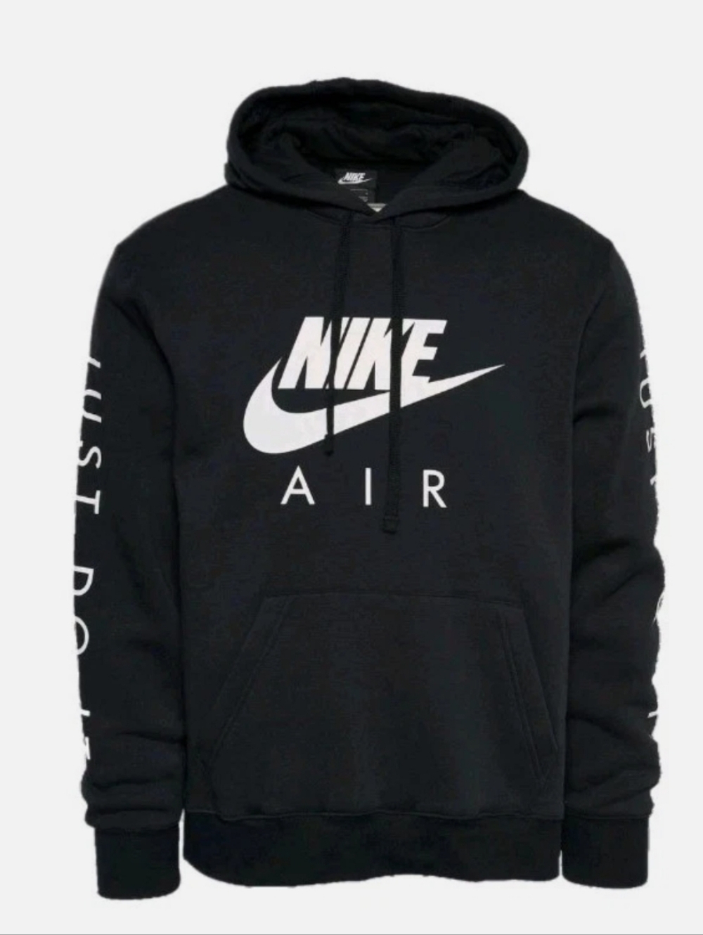 NWT Men's Nike Black Hoodie with White Nike Air Logo